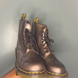 Silver Doc Martens